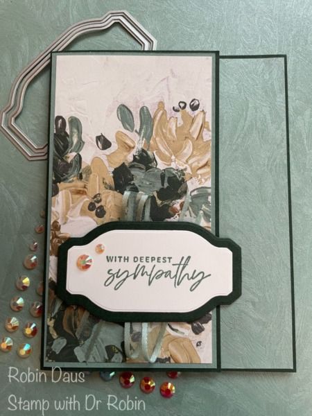 Stampin Up Sympathy Cards, Designer Paper Cards, Turn Your Dreams Into Reality, Sympathy Cards Handmade, Stampin Pretty, Dreams Into Reality, Stamping Up Cards, Fun Fold Cards, Get Well Cards