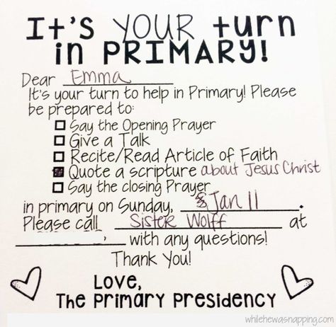 Primary Opening Exercise Assignment Handouts Primary Talk Assignments Free Printable, Primary Assignments Free Printable, Lds Primary Assignments Free Printable, Lds Primary Presidency, Primary Secretary, Primary Talks, Primary Activity, Primary Presidency, Closing Prayer