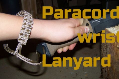 Paracord Wrist Lanyard: 6 Steps Paracord Weaves, Paracord Knife, Paracord Projects Diy, Knife Lanyard, Cobra Weave, Duct Tape Wallet, Knots Guide, Paracord Diy, Paracord Tutorial