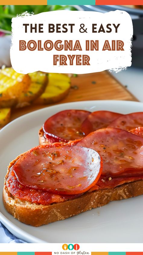 Whip up a quick and delicious meal with this Airfryer Bologna Recipe! In just 10 minutes, turn simple bologna slices into a crispy, satisfying treat perfect for sandwiches or breakfast sides. Ideal for busy families or anyone seeking a fast, tasty option with minimal cleanup. Healthier and crunchier than traditional frying, it's a game-changer for meal prep. Try it today and transform your quick meals into gourmet experiences. Pin this recipe now for an easy, go-to meal solution! Fried Bologna In Air Fryer, Air Fryer Bologna Sandwich, Air Fryer Bologna, Bologna Sandwich Recipes, Banana Bread Recipe Easy Moist, Bologna Recipes, Fried Bologna, Bologna Sandwich, Breakfast Sides