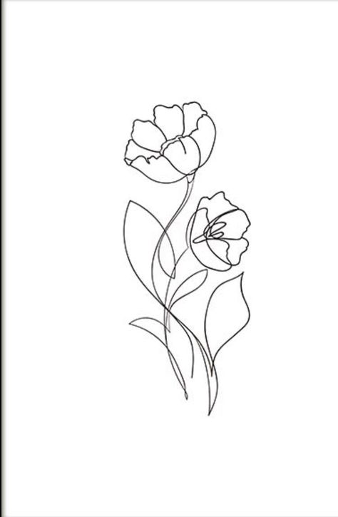 Simple Flower Line Drawing, Line Drawings Aesthetic, Simple Line Art Flowers, Aesthetic Line Art Flower, One Line Flower Drawing, Flower Outline Art, Flower Drawing Outline, Line Art Drawings Aesthetic, Abstract Line Art Flower