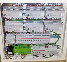 Design Innovation Launches KNX Panel Builders – a Control Panel Building Service for System Integrators and Electricians | KNXtoday Knx Home Automation, Smart Home Automation Systems, Ladder Logic, Building Management System, Electrical Shop, Home Electrical Wiring, Electrical Circuit Diagram, Building Management, Electrical Panel