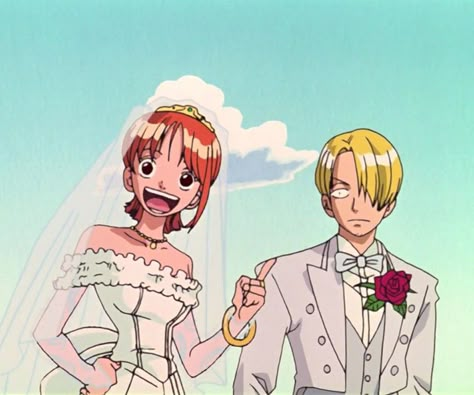 Sanji Y Nami, Nami X Sanji, Sanji X Nami, The Voidz, Sanji Nami, Anime Wedding, Sanji Vinsmoke, Marvel Comics Superheroes, Vinsmoke Sanji