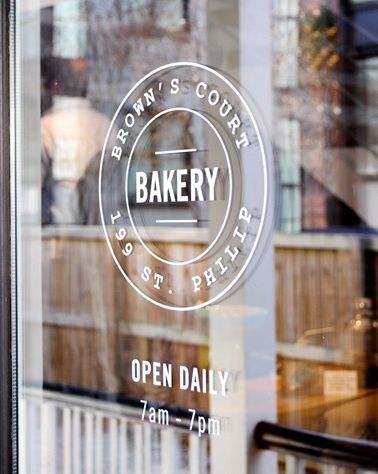 Logo on Window Wc Sign, Bakery Branding, Window Graphics, Cake Logo, Bakery Design, The Bakery, Bakery Logo, Bakery Business, Bakery Shop