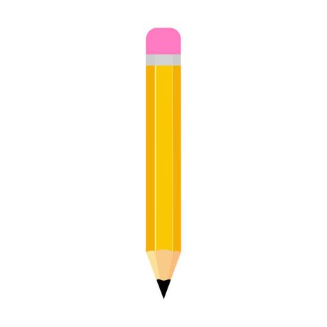 Pencil Images Clip Art, Pencil Clip Art, Pencil Clipart, Colored Pencil Case, Pencil Png, Flat Design Icon, Flat Design Icons, Led Pencils, Doodle Coloring