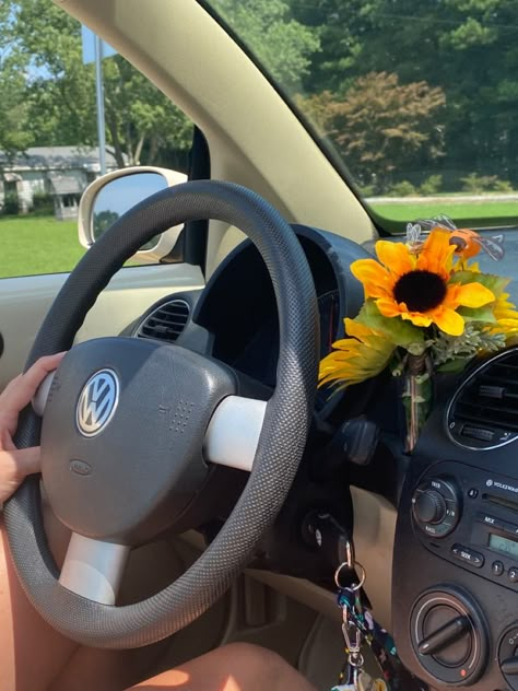 Volkswagen Beetle Decor, Green Volkswagen Beetle, Volkswagen Beetle Interior, Beetle Girl, Volkswagen Beetle Convertible, Vw New Beetle, Car Deco, Beetle Car, Beetle Convertible