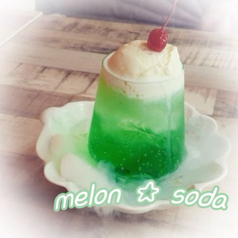 melon soda edit by me, f2u .ᐟ Soda Aesthetics, Cream Soda Aesthetic, Old App Logos, Lime Lips, Soda Aesthetic, Melon Cream Soda, Creme Soda, Insta Png, Splatoon Food