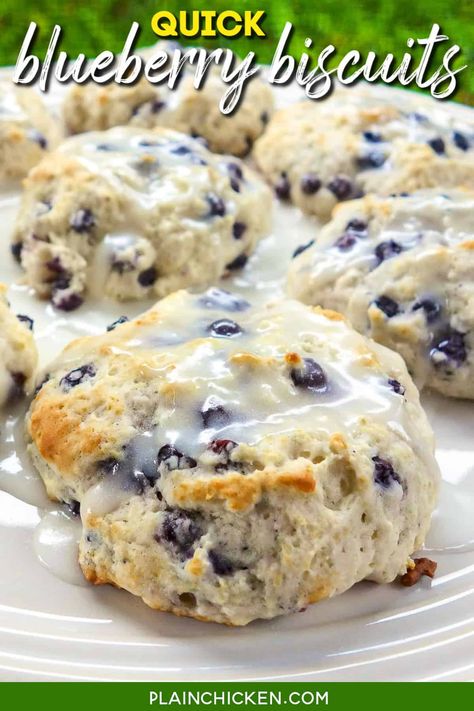 Recipe With Canned Biscuits, Bo Berry Biscuits, Bisquick Recipe, Blueberry Muffin Mix, Overnight Breakfast Recipes, Homemade Bisquick, Blueberry Biscuits, Slow Cooker Breakfast Casserole, Bisquick Recipes