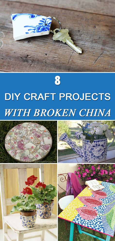 8 DIY Craft Projects With Broken China Making Wallpaper, Broken China Crafts, Diy Projects For Couples, Quotes Men, Stitch Wedding, Hairstyles Mens, Clothes Anime, China Crafts, Celebrities Fashion