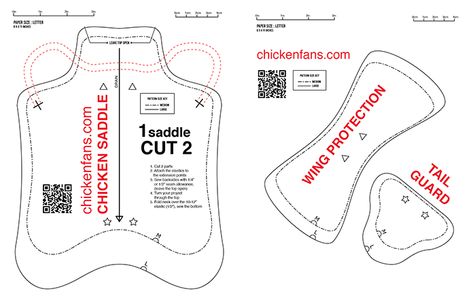 Chicken Saddle Pattern, Diaper Bag Sewing Pattern, Chicken Patterns, Chicken Diapers, Chicken Clothes, Chicken Saddle, Chicken Accessories, Chicken Aprons, Chicken Tractors