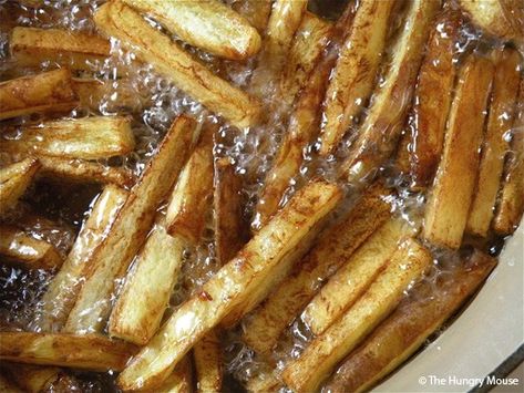 Super Simple French Fries at The Hungry Mouse French Fries At Home, Electric Skillet Recipes, Yummy Fries, Yukon Potatoes, French Fries Recipe, State Foods, Yukon Gold, Peanut Oil, Sweet Food