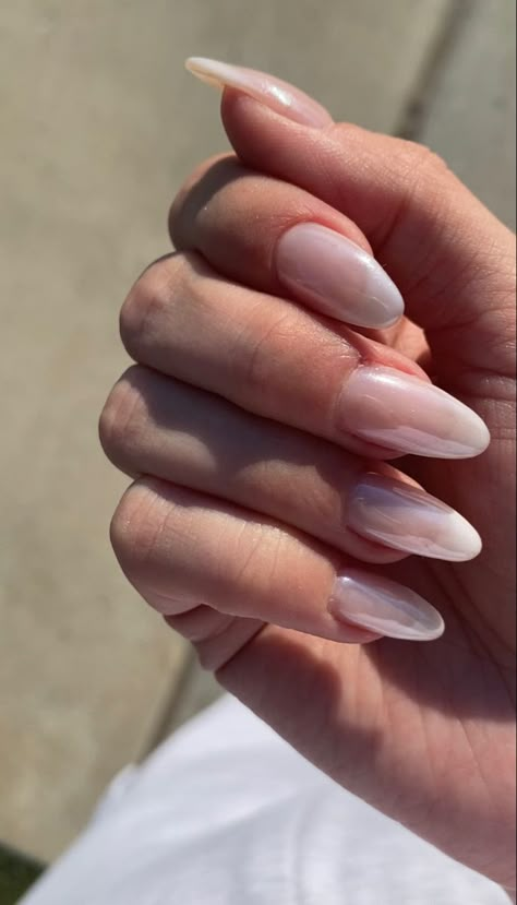 Nails, French nails, nail designs, trending nails, simple nails, chrome, neutral nails, Hailey Bieber Hayleigh Beiber Nails, Hayley Bieber French Tip Nails, Halle Bieber Nails, Hailey Believer Nails, Helly Biber Nail, Hayley Bieber Glazed Donut Nails, Haylee Beber Nails, Bailey Beiber Nails, Haiku Bieber Nails