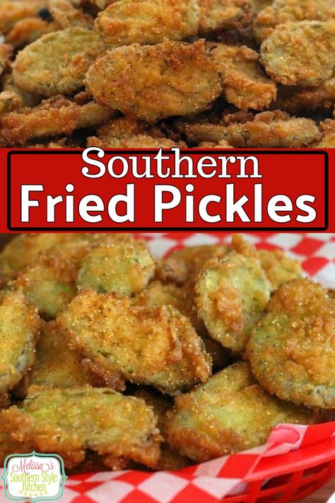 Fried Pickles Fried Dill Pickles, Deep Fried Pickles, Fried Pickles Recipe, Dill Pickles, Fried Pickles, Air Fryer Recipes Healthy, Southern Cooking, Cayenne Pepper, Fair Food Recipes