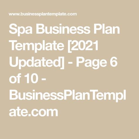 Spa Business Plan, Head Spa, Excel Budget, Spa Business, Free Budget, Facial Cleaning, Business Offer, Wellness Spa, Business Plan Template