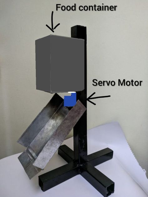 DIY Simplest Automatic Pet Feeder With Arduino | Arduino | Maker Pro Pet Feeder Diy, Diy Pet Bed, Automatic Irrigation System, Automatic Cat Feeder, Pet Sofa Bed, Coastal Bedroom Decorating, Diy Bowl, Cat Feeder, Electronics Projects Diy