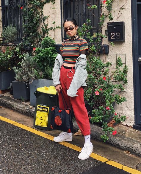 Pinterest @naomiokayyy Clothes apparel style fashion clothing dresses shoes heels, bralets, lingerie Colorful Streetwear, Goth Outfit, Asian Street Style, K Fashion, Hip Hop Style, Inspirational Sayings, Hipster Fashion, Mode Inspo, Mode Vintage