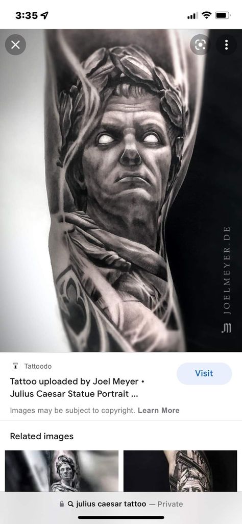 Julius Caesar Tattoo Design, Julius Caesar Tattoo, Caesar Tattoo, Mens Side Tattoos, Arm Sleeve Ideas, Tattoo Arm Sleeve, Body Armor Tattoo, 2023 Tattoo, Armor Tattoo