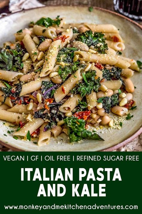 Healthy Italian Pasta, Kale Dishes, Warming Recipes, Comfort Pasta Dishes, Monkey And Me Kitchen Adventures, Monkey And Me, Comfort Pasta, Fakeaway Recipes, Pasta Italiana