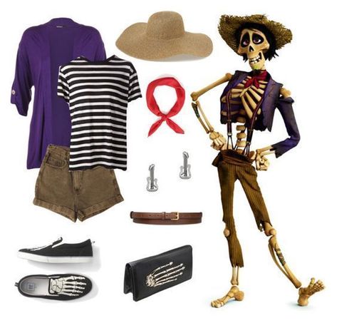 Coco Costume, Hector Coco, Pixar Coco, Disney Costume, Disney Nerd, Disney Halloween Costumes, Disney Bound Outfits, Disney Inspired Outfits, Disney Bounding