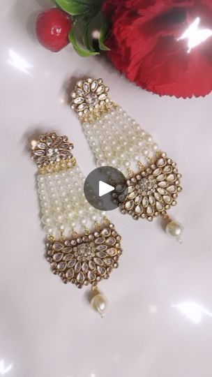 734 reactions · 19 shares | DIY kundan earrings #diy #viraljewelery #viralreels #trendinaudio #earringsmaking #reelitfeelit❤️ #reeljiyorealjiyo #reelkarofeelkaro❣️ #bestjewellerydesigns | —͟͞͞★MAIRA★ | Sachet-Parampara, Sachet Tandon, Parampara Tandon, Youngveer · Kho Jaana Parampara Tandon, Diy Kundan Jewellery, Fabric Jewellery, Diy Earring, Earrings Diy, Kundan Earrings, Fancy Dress Design, Kundan Jewellery, Fabric Jewelry