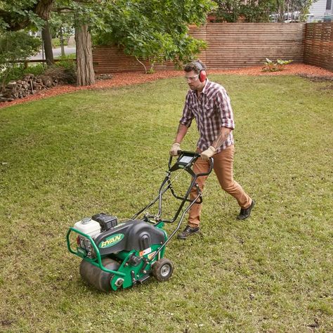 Grow Grass Fast, Overseeding Lawn, Sprinkler Heads, Landscaping Retaining Walls, Diy Lawn, The Family Handyman, Grass Seed, Family Handyman, Yard Work