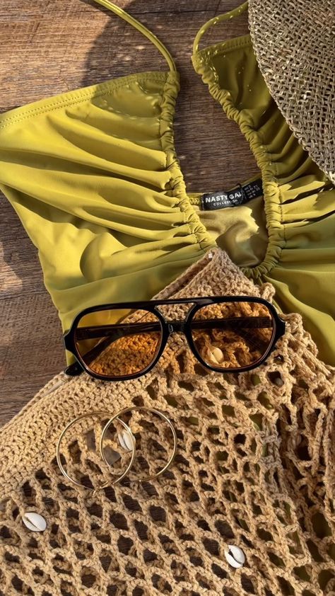 Chartreuse Outfit, Chartreuse Aesthetic, Chartreuse Aesthetic Outfit, Chartreuse Branding, Lime Green Beachwear Swimwear, Chartreuse Fabric, Chartreuse Jewelry, Green Brands, Brown Aesthetic