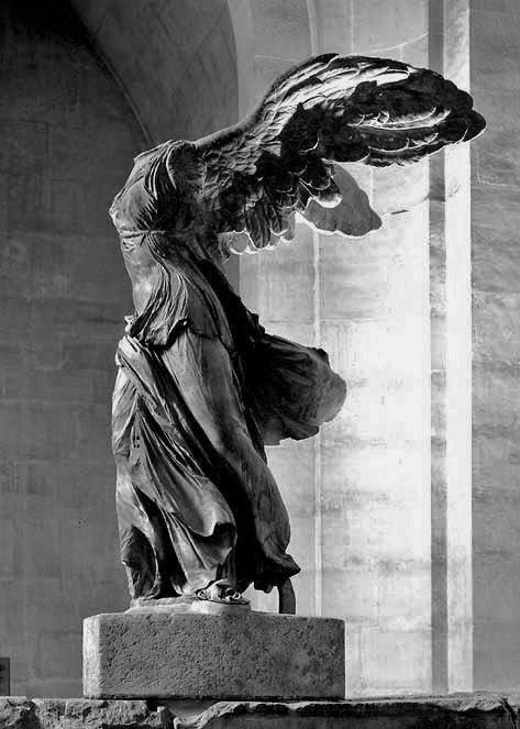 Winged Victory Of Samothrace, Paris Louvre, Winged Victory, Ancient Greek Sculpture, Greek Statues, Greek Sculpture, Famous Artwork, Mug Art, Greek Art