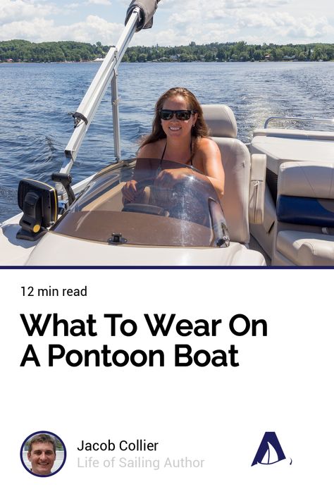 What To Wear On A Pontoon Boat Pontoon Boat Outfit Women, What To Wear On A Boat Ride, What To Wear On A Boat, Lake Boat, Boating Outfit, Boat Ride, Pontoon Boat, Kinds Of Shoes, Swimwear Cover Ups