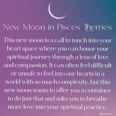 New Moon in Pisces Ritual : New Moon In Pisces Affirmations, New Moon In Pisces 2024, Pisces New Moon, Moon Pisces, New Moon In Pisces, Pisces Energy, Full Moon In Pisces, Moon In Pisces, Pagan Magick