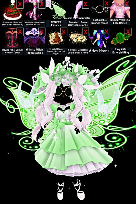 Green Royalhigh royal High Roblox royale high Royalehigh aesthetic cute kawaii outfit wings Green Glamour Outfit Royale High, Nature Outfits Royale High, Nature Royale High Outfit, Green Glamour Royale High, Royale High Nature Fairy Outfit, Nature Fairy Royale High, Fits With Skirts, Rh Hacks, Roblox Royale High