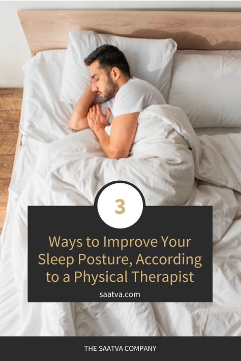 We all want to wake up refreshed, rejuvenated, and ready to take on the day—but sometimes we wake up stiff, fatigued, and not feeling our best. It would make sense that our sleeping posture can either enhance our life enjoyment or contribute to the breakdown of our bodies as we age. That's why, we spoke with Jimmy Pajuheshfar, physical therapist, to learn about the best strategies to help improve your sleep posture so you can wake up ready to take on the day without pain. Correct Sleeping Posture, Sleeping Posture, Sore Shoulder, Sleep Posture, Side Sleeping, Wake Up Refreshed, Spine Health, Shopify Design, Side A