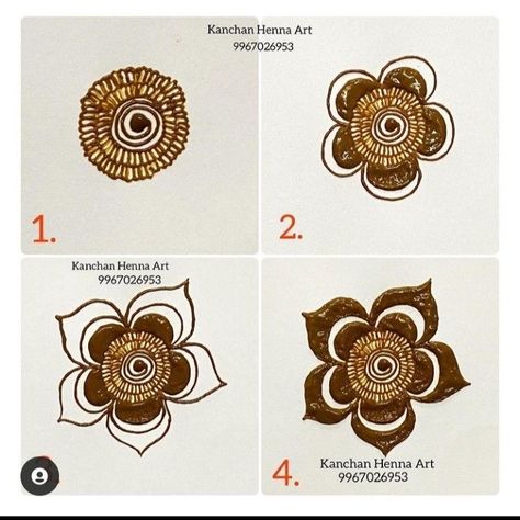 Mehndi Designs Step By Step, Mehndi Learning, Henna Step By Step, Mehndi Elements, Mehandi Practice, Mehendi Tutorial, Basic Henna, Mehandi Tutorial, Mehendi Practice