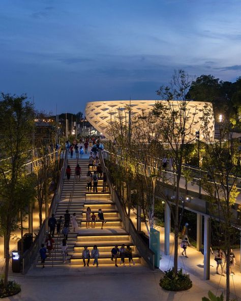 Gallery of Sentosa Sensoryscape / Serie Architects + Multiply Architects - 28 Outdoor Amenity Space Design, Amenity Space Design, Serie Architects, Amenity Space, Plaza Design, Pocket Park, Japanese Interiors, Company Design, Public Architecture