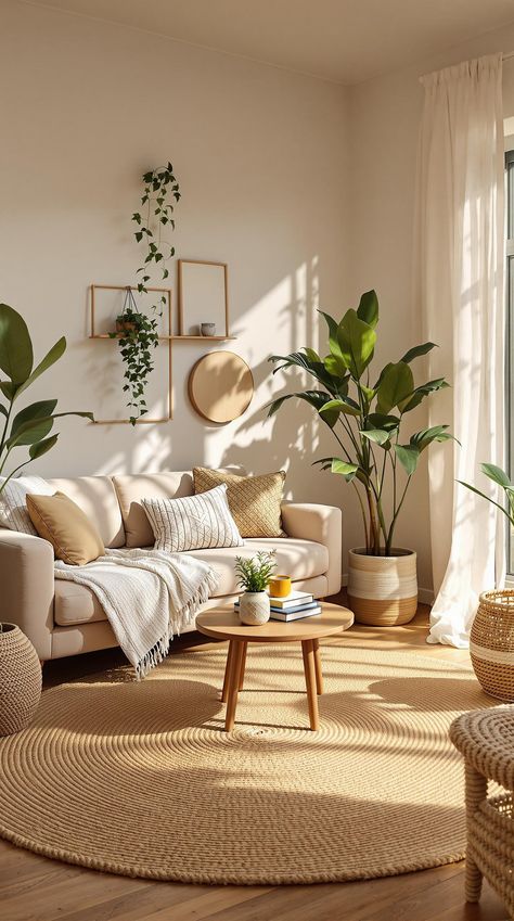 Organic Modern Decor Affordable Dream Home, Organic Materials Interior Design, Eco Modern Interior, Minimal Organic Interior, Botanical Home Interior Design, Modern Organic Mood Board, Affordable Home Decor Ideas, Earthy Natural Home Decor, House With Plants Aesthetic