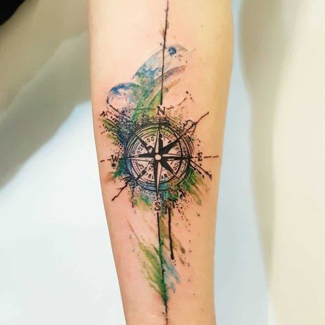 Compass on Forearm Compass Dreamcatcher Tattoo, Compass Dreamcatcher, Tattoo Lower Arm, Amy Tan, Compass Tattoo Design, Love Articles, Eagle Tattoos, Initial Tattoo, Forearm Tattoos