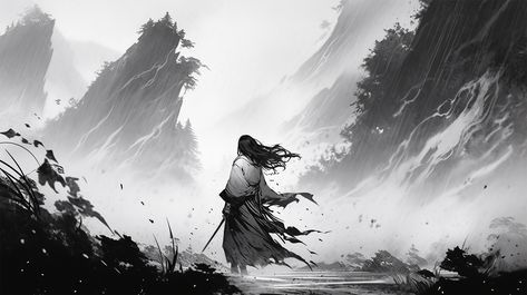 Desktop Wallpapers Dark Fantasy Art, Samurai Wallpaper Aesthetic, Samurai Pc Wallpaper, Dark Anime Pc Wallpaper, Cultivation Chinese Art, Samurai Wallpaper Hd Pc, Dark Japan Aesthetic, Vagabond Wallpaper Pc, Pc Wallpaper 1920x1080 Full Hd