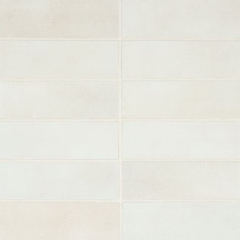 Celine 2" x 6" Matte Porcelain Floor & Wall Tile in White | Bedrosians Tile & Stone Bedrosians Tile, Master Bath Shower, Porcelain Floor, Simply Chic, Pool Tile, Minimalist Bathroom, French Countryside, Porcelain Flooring, Bath Shower