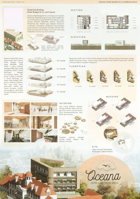 Banner Design Architecture Project, Architect Sheet Design, Architectural Poster Layout, Poster Layout Architecture, Case Study Sheets Architecture Photoshop, Design Sheets Architecture, Architect Poster Design, Architecture Concept Sheet Ideas, Architecture Sheet Layout