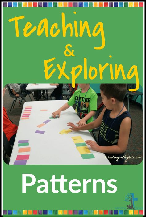 Math Pattern Activities 2nd Grade, Patterns Grade 2 Activities, Math Patterns Activities, Teaching Patterns, Math Patterns, Pattern Game, Pattern Grading, Repeated Pattern, Math Talk