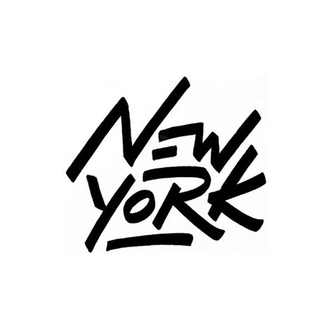 New York by Trong Chit North Logo, Inspiration Typographie, New York Graffiti, Logo Script, Graphisches Design, Identity Inspiration, Lettering Inspiration, Logo Luxury, Typography Love