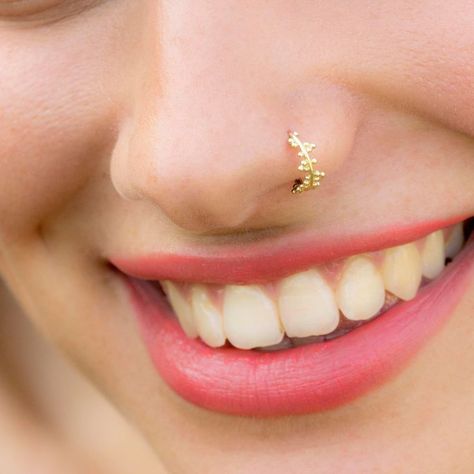 Bohemian Nose Ring, Gold Nose Jewelry, Boho Nose Ring, Unique Piercing, Unique Nose Rings, Hoop Piercing, Daith Earring, Nose Piercing Hoop, Nose Earrings