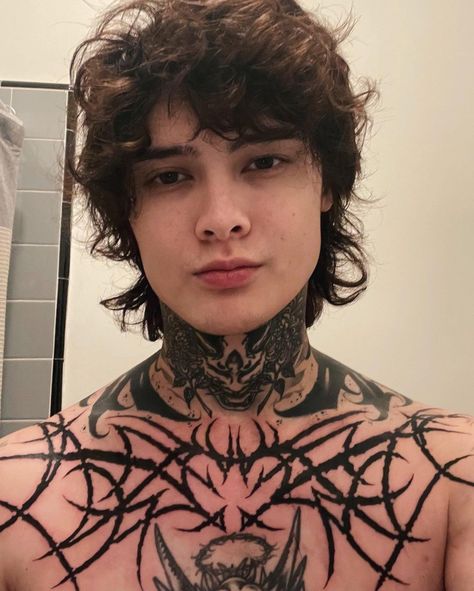 Tim Henson Hair, Polyphia Tattoo, Tim Henson Tattoo, Polyphia Aesthetic, Polyphia Art, Music Tattoo Ideas For Men, Metalhead Tattoo, Tim Henson, Tattoo For Son