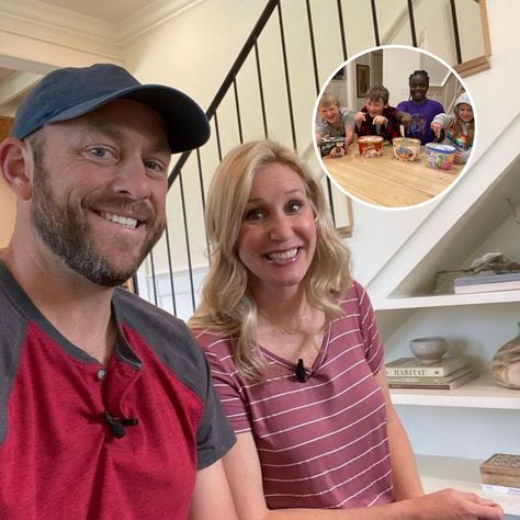 Jenny and Dave Marrs’ Kids: Meet Their 5 Children Tarek El Moussa, Hgtv Star, Celebrity Kids, Baby On The Way, Cute Hats, Funny Faces, Cute Photos, Celebrities