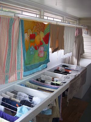 DIY Laundry Drying Rack! Build your own laundry rack & save money when drying clothes! See how easy it is to make here! Outdoor Laundry Rooms, Laundry Room Drying Rack, Indoor Drying, Laundry Drying Rack, Drying Room, Laundry Rack, Drying Racks, Drying Rack Laundry, Casa Country