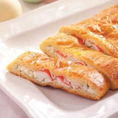 Crab Crescent Loaf Crescent Recipes, Retirement Ideas, Mini Quiches, Light Meals, Holiday Appetizer, Crescent Roll Recipes, Crab Recipes, Loaf Recipes, Crescent Roll