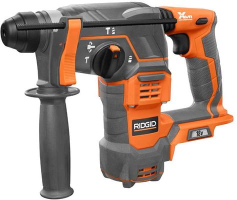 ridgid-18v-sds-plus-cordless-rotary-hamer Ridged Tools, Rigid Tools, Cordless Rotary Tool, Ryobi Cordless Drill, Ryobi Cordless Tools, Ridgid Tools, Power Carving Tools, Power Carving, Xmas Wishlist