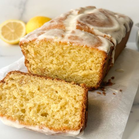 Gluten Free Lemon Loaf - hellofrozenbananas.com Gluten Free Lemon Loaf, Hashimotos Recipes, Lemon Drizzle Icing, No Rise Bread, Drizzle Cake, Lemon Loaf, Gluten Free Flour Blend, Free Living, Gluten Free Flour