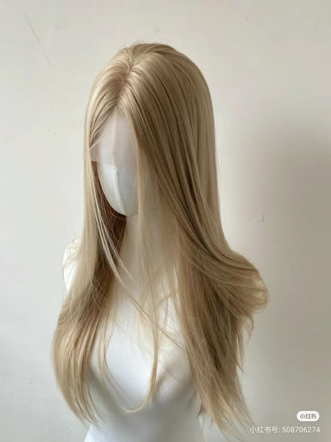 Coral Beige Hair, Straight Dirty Blonde Hair, Dark To Blonde Hair, New Hairstyles For 2024, Blonde With Brown Lowlights, Blonde Side Part, Neutral Blonde Hair, Darker Blonde, Blonde Hair Styles