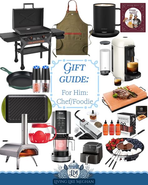 Say ‘YES PLEASE’ below to get the links sent to you directly! 💌 You all asked for another men’s gift guide, so here it is! 🎉🎁 I know shopping for the men in your life - dads, husbands, brothers, boyfriends, father-in-laws - can feel impossible sometimes, but I’m here to help! This guide is packed with thoughtful, practical, and fun gift ideas for every type of guy! I hope this makes the rest of your shopping easier! 😊 #holidaygiftideas #christmasgiftideas #amazonfinds #thoughtfulgifts #gif... Gifts For Chefs, Gift Ideas For Dads, Gifts For Husbands, Men Gift Ideas, Types Of Guys, Fun Gift Ideas, Gift Inspo, Chef Gifts, Father In Law