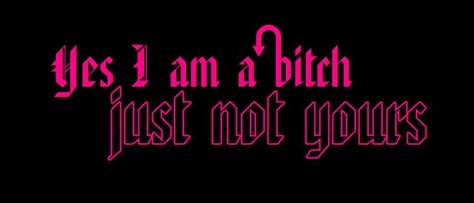 Yes, I am a bitch, just not yours. Biker Stickers, Gangsta Quotes, Catty Noir, Country Girl Quotes, Fb Covers, Badass Quotes, Baddie Quotes, Motorcycle Helmet, Facebook Cover Photos